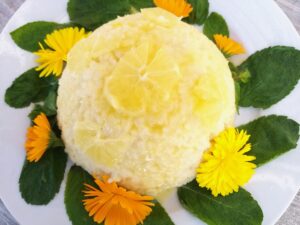 rijsttoetje met citroen