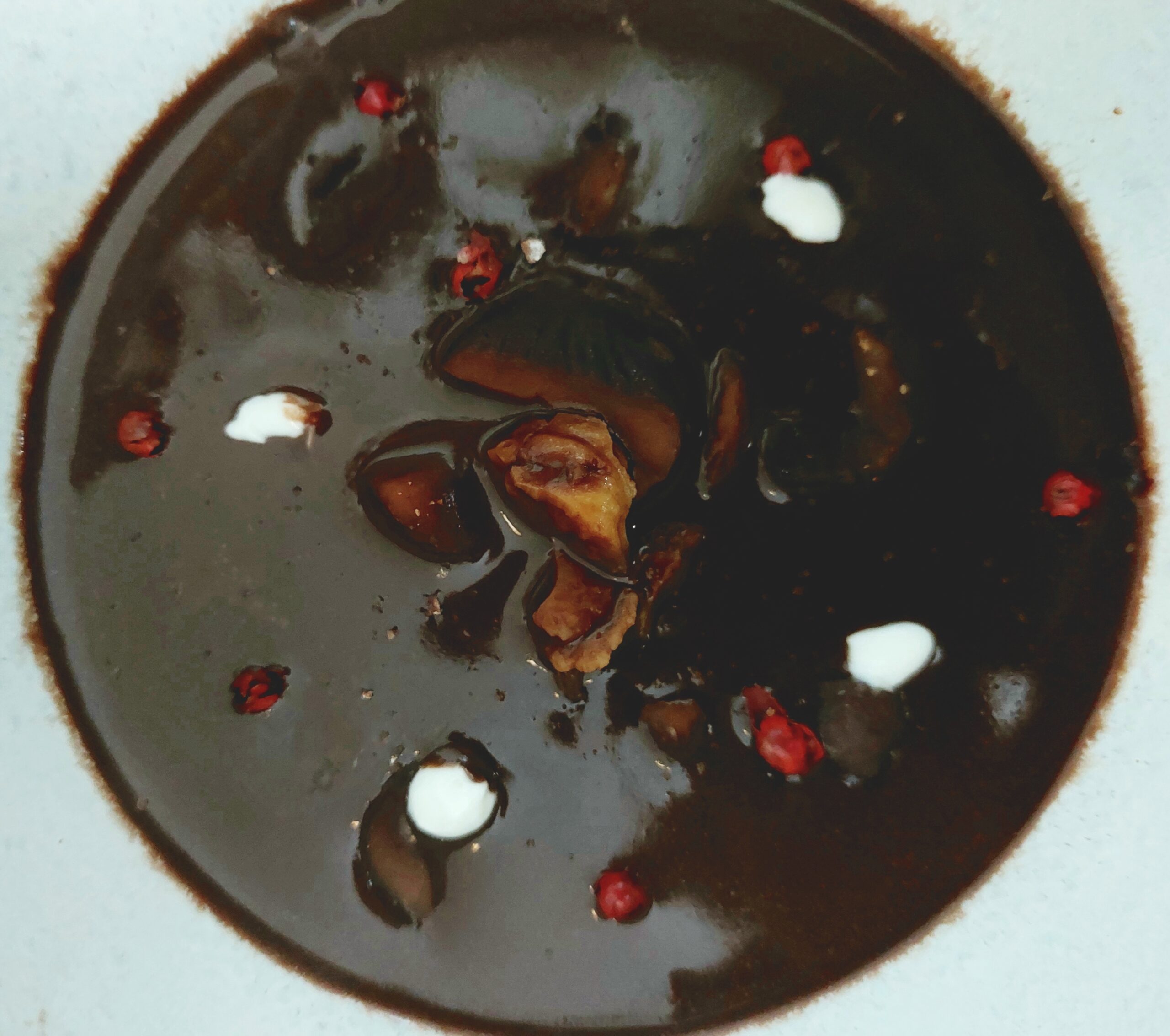 chocoladedrank met gepofte kastanjes